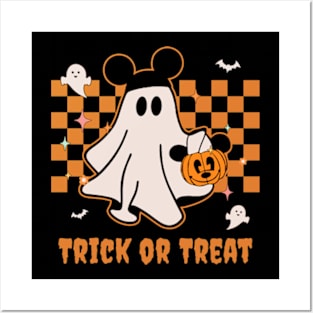 Trick Or Treat Ghost Posters and Art